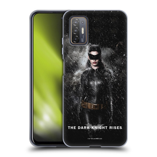 The Dark Knight Rises Key Art Catwoman Rain Poster Soft Gel Case for HTC Desire 21 Pro 5G