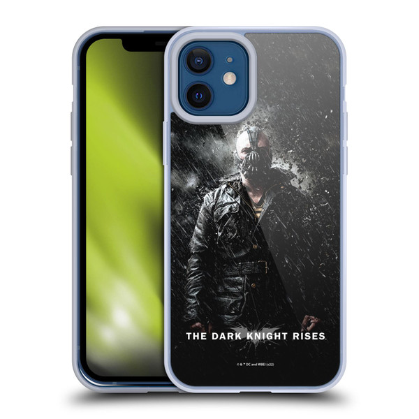 The Dark Knight Rises Key Art Bane Rain Poster Soft Gel Case for Apple iPhone 12 / iPhone 12 Pro