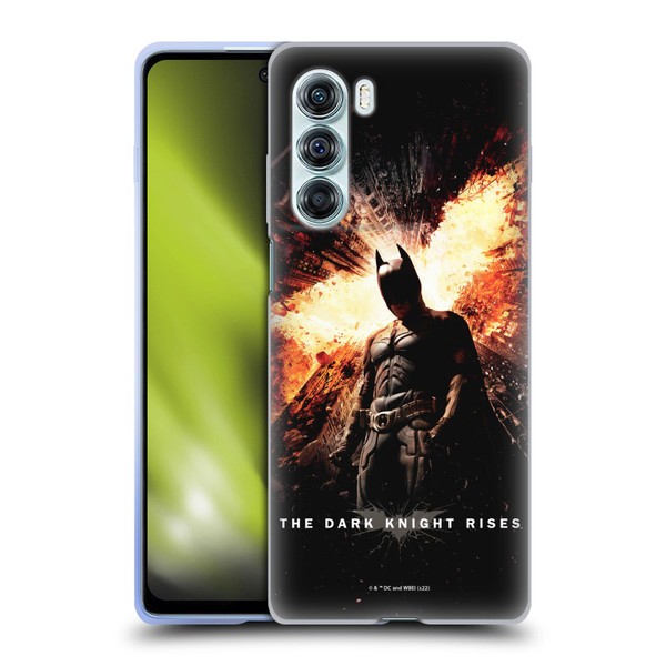The Dark Knight Rises Key Art Batman Poster Soft Gel Case for Motorola Edge S30 / Moto G200 5G