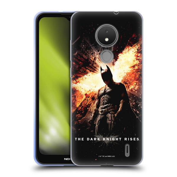 The Dark Knight Rises Key Art Batman Poster Soft Gel Case for Nokia C21