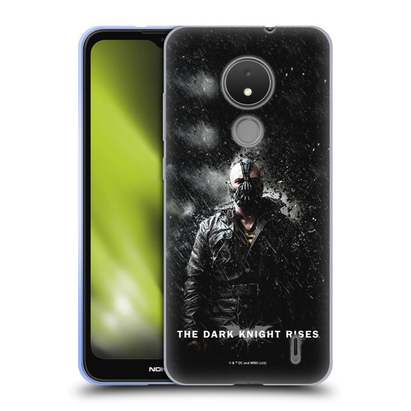 The Dark Knight Rises Key Art Bane Rain Poster Soft Gel Case for Nokia C21