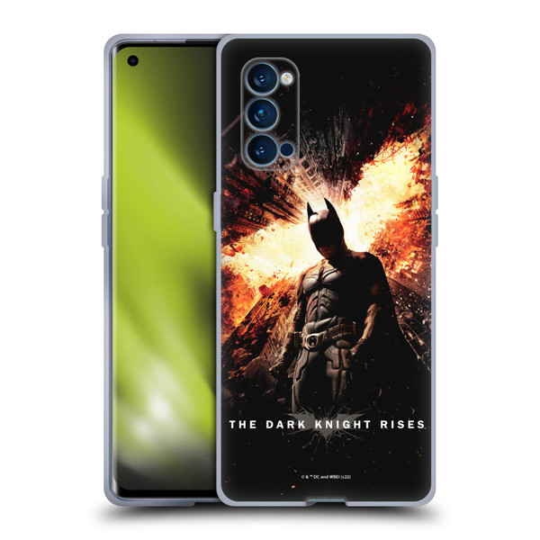 The Dark Knight Rises Key Art Batman Poster Soft Gel Case for OPPO Reno 4 Pro 5G