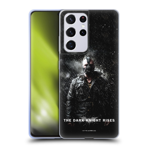 The Dark Knight Rises Key Art Bane Rain Poster Soft Gel Case for Samsung Galaxy S21 Ultra 5G