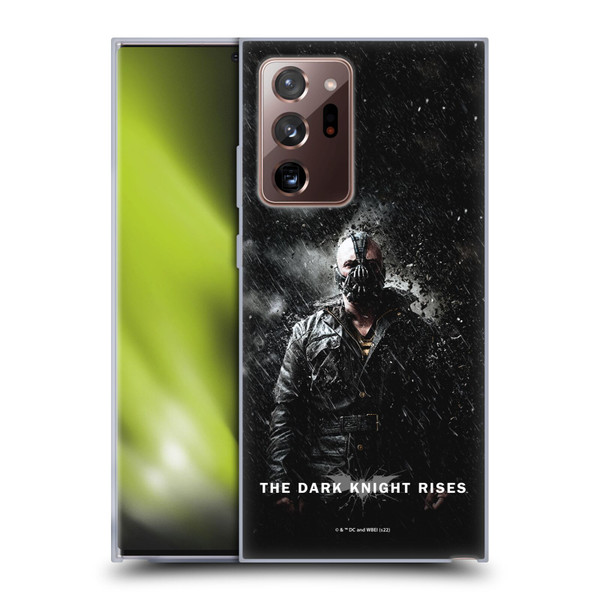 The Dark Knight Rises Key Art Bane Rain Poster Soft Gel Case for Samsung Galaxy Note20 Ultra / 5G