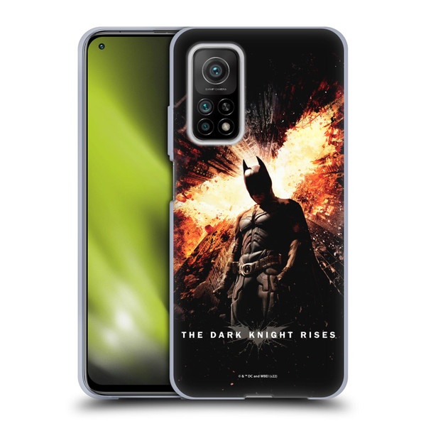 The Dark Knight Rises Key Art Batman Poster Soft Gel Case for Xiaomi Mi 10T 5G