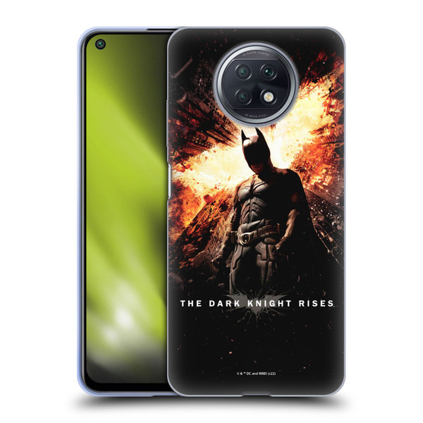 The Dark Knight Rises Key Art Batman Poster Soft Gel Case for Xiaomi Redmi Note 9T 5G
