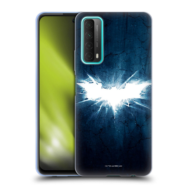 The Dark Knight Rises Logo Grunge Soft Gel Case for Huawei P Smart (2021)