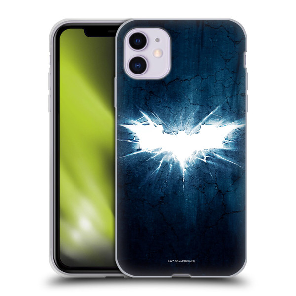 The Dark Knight Rises Logo Grunge Soft Gel Case for Apple iPhone 11