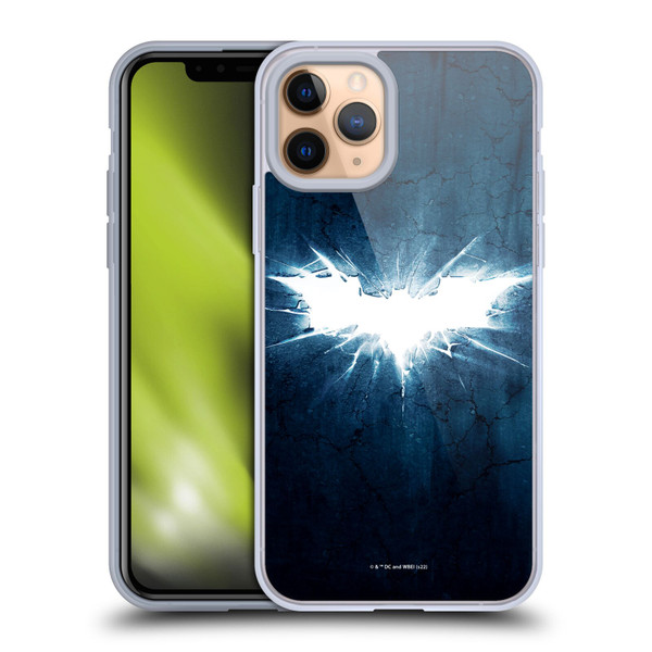 The Dark Knight Rises Logo Grunge Soft Gel Case for Apple iPhone 11 Pro