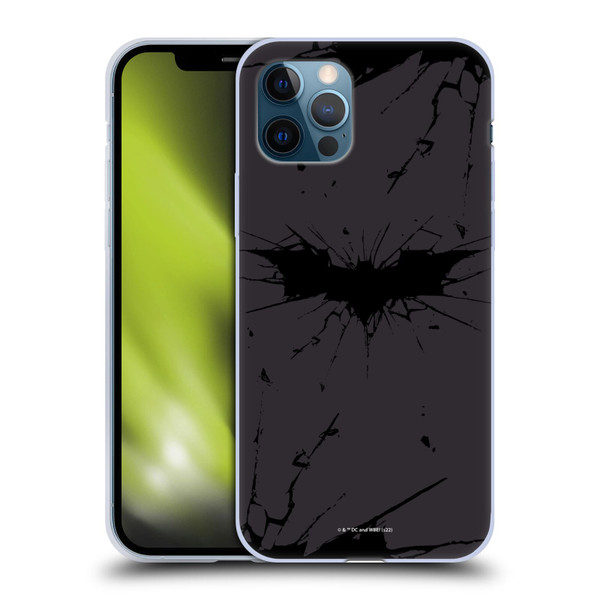 The Dark Knight Rises Logo Black Soft Gel Case for Apple iPhone 12 / iPhone 12 Pro