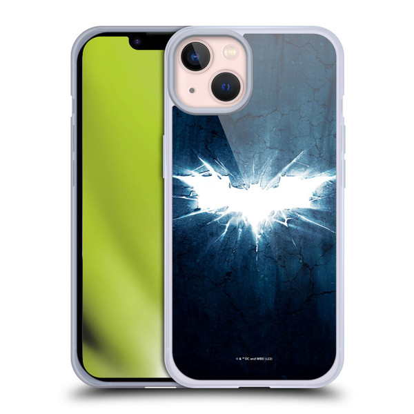 The Dark Knight Rises Logo Grunge Soft Gel Case for Apple iPhone 13