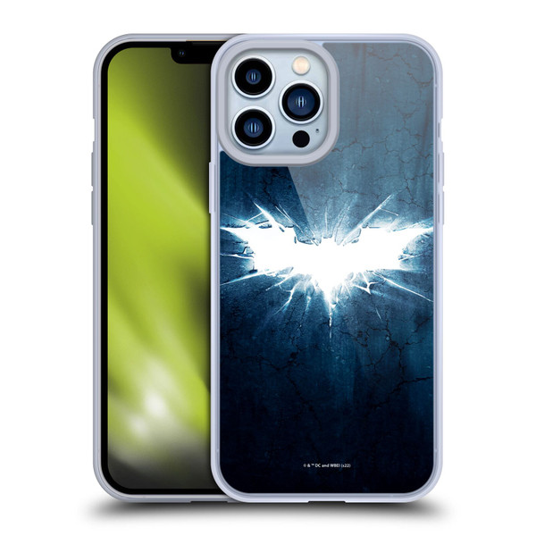 The Dark Knight Rises Logo Grunge Soft Gel Case for Apple iPhone 13 Pro Max