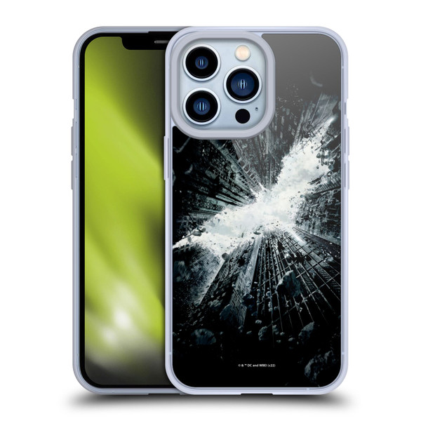 The Dark Knight Rises Logo Poster Soft Gel Case for Apple iPhone 13 Pro