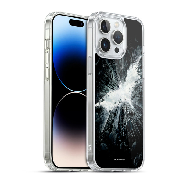 The Dark Knight Rises Logo Poster Soft Gel Case for Apple iPhone 14 Pro Max & MagSafe