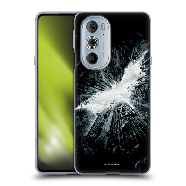 The Dark Knight Rises Logo Poster Soft Gel Case for Motorola Edge X30