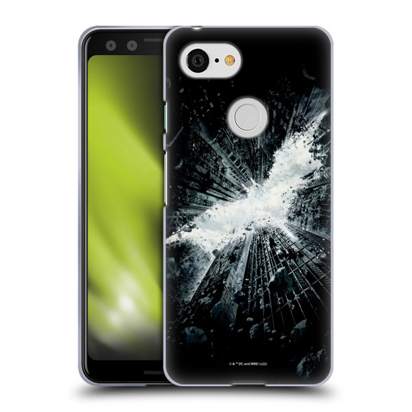The Dark Knight Rises Logo Poster Soft Gel Case for Google Pixel 3