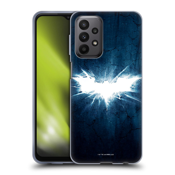 The Dark Knight Rises Logo Grunge Soft Gel Case for Samsung Galaxy A23 / 5G (2022)