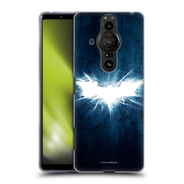 The Dark Knight Rises Logo Grunge Soft Gel Case for Sony Xperia Pro-I
