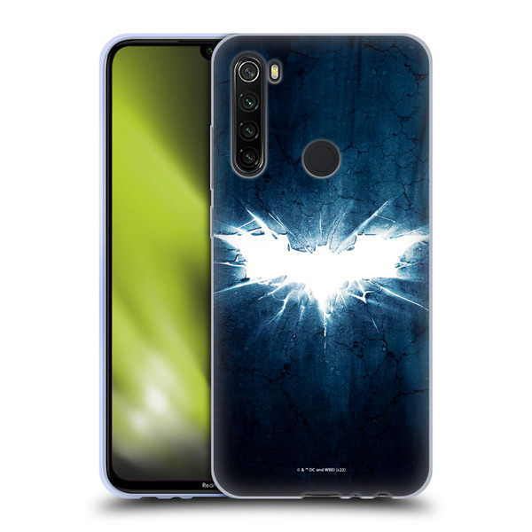 The Dark Knight Rises Logo Grunge Soft Gel Case for Xiaomi Redmi Note 8T