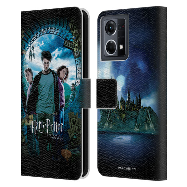 Harry Potter Prisoner Of Azkaban IV Ron, Harry & Hermione Poster Leather Book Wallet Case Cover For OPPO Reno8 4G
