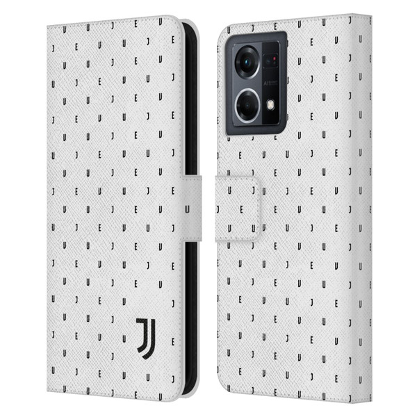 Juventus Football Club Lifestyle 2 White Logo Type Pattern Leather Book Wallet Case Cover For OPPO Reno8 4G
