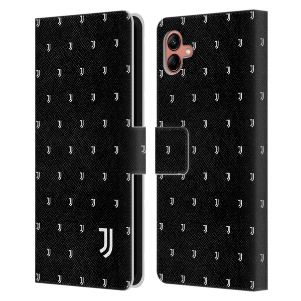 Juventus Football Club Lifestyle 2 Logomark Pattern Leather Book Wallet Case Cover For Samsung Galaxy A04 (2022)