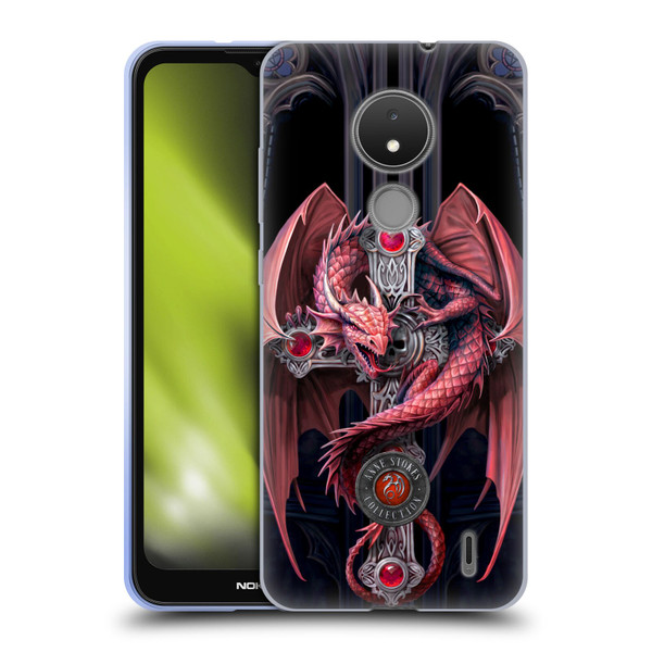 Anne Stokes Dragons Gothic Guardians Soft Gel Case for Nokia C21