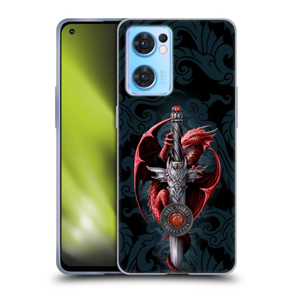 Anne Stokes Dragons Dagger Soft Gel Case for OPPO Reno7 5G / Find X5 Lite