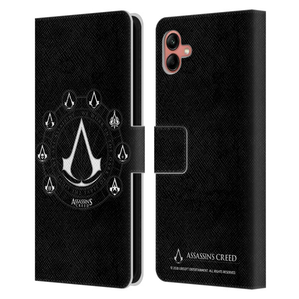 Assassin's Creed Legacy Logo Crests Leather Book Wallet Case Cover For Samsung Galaxy A04 (2022)