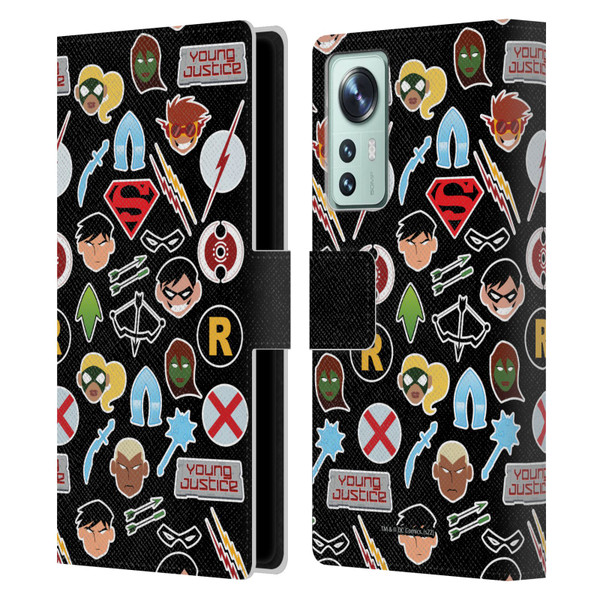 Young Justice Graphics Icons Leather Book Wallet Case Cover For Xiaomi 12