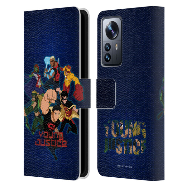 Young Justice Graphics Group Leather Book Wallet Case Cover For Xiaomi 12 Pro