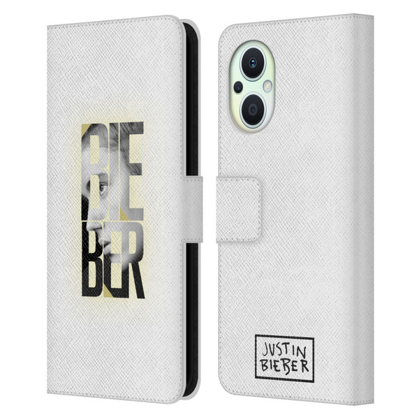 Justin Bieber Purpose B&w Mirror Calendar Text Leather Book Wallet Case Cover For OPPO Reno8 Lite