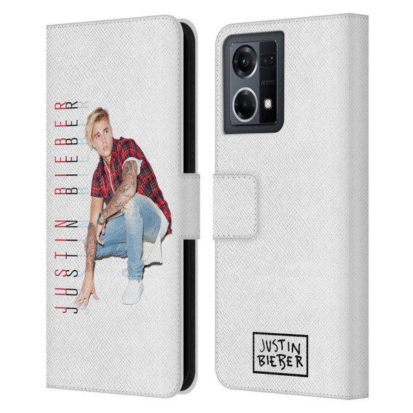 Justin Bieber Purpose Calendar Photo And Text Leather Book Wallet Case Cover For OPPO Reno8 4G