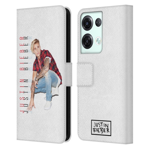Justin Bieber Purpose Calendar Photo And Text Leather Book Wallet Case Cover For OPPO Reno8 Pro