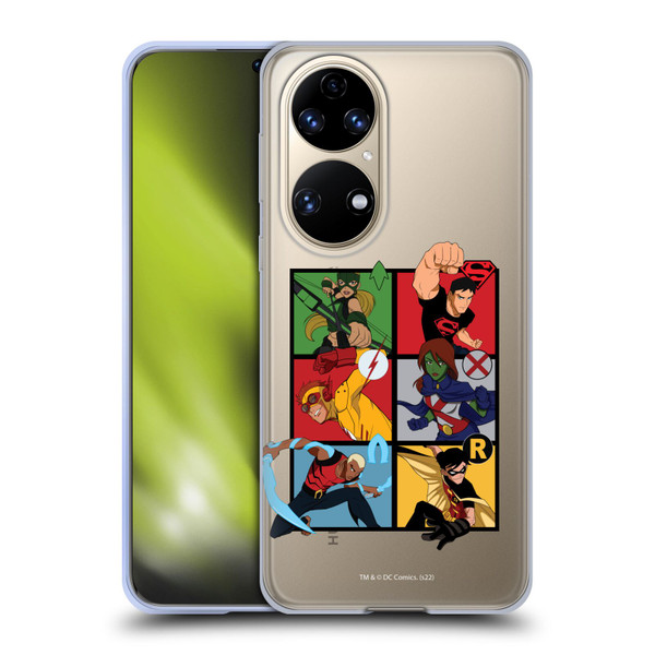 Young Justice Graphics Character Art Soft Gel Case for Huawei P50