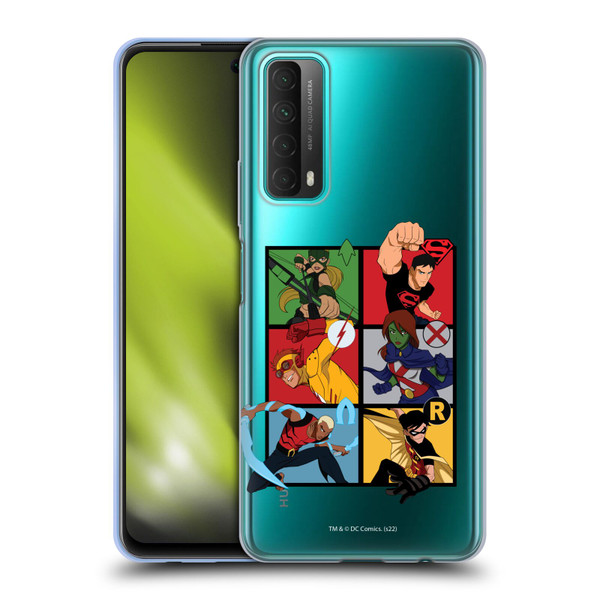 Young Justice Graphics Character Art Soft Gel Case for Huawei P Smart (2021)
