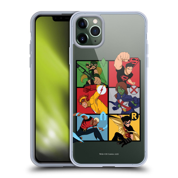 Young Justice Graphics Character Art Soft Gel Case for Apple iPhone 11 Pro Max