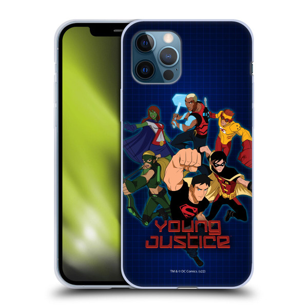Young Justice Graphics Group Soft Gel Case for Apple iPhone 12 / iPhone 12 Pro