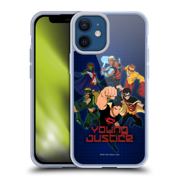 Young Justice Graphics Group Soft Gel Case for Apple iPhone 12 Mini