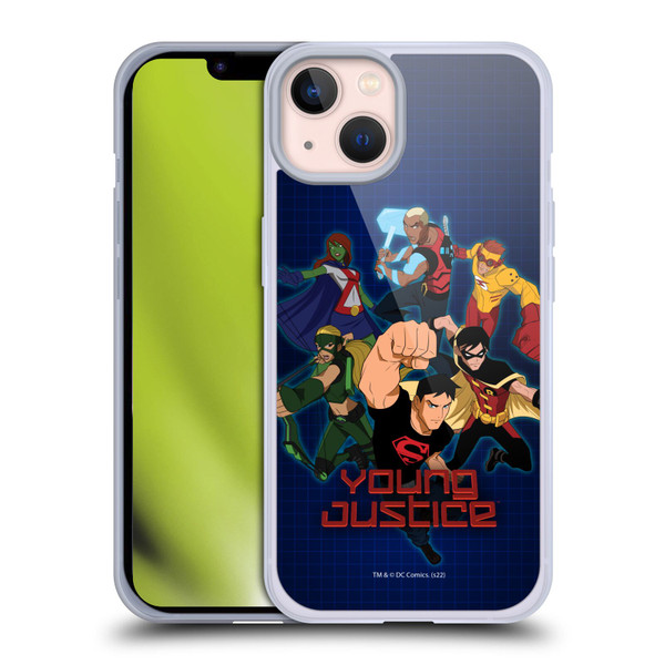 Young Justice Graphics Group Soft Gel Case for Apple iPhone 13
