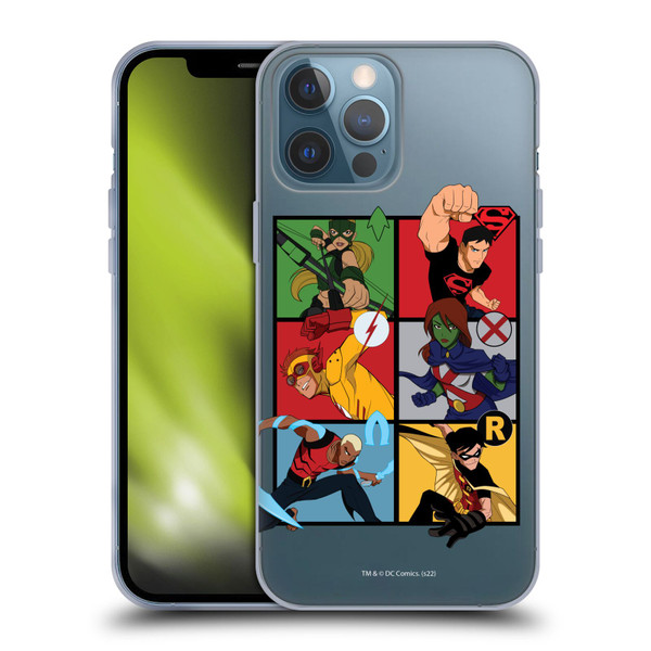 Young Justice Graphics Character Art Soft Gel Case for Apple iPhone 13 Pro Max