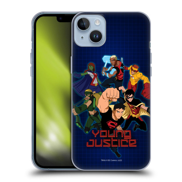 Young Justice Graphics Group Soft Gel Case for Apple iPhone 14 Plus