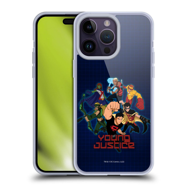 Young Justice Graphics Group Soft Gel Case for Apple iPhone 14 Pro Max