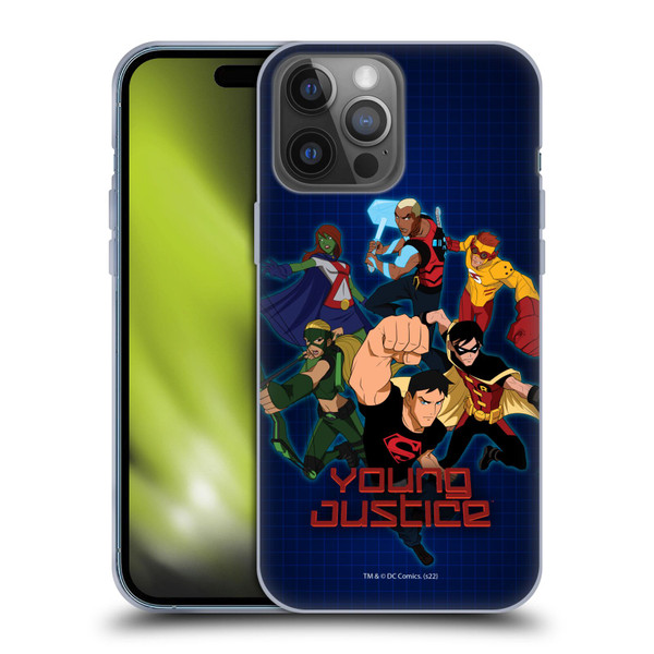 Young Justice Graphics Group Soft Gel Case for Apple iPhone 14 Pro Max