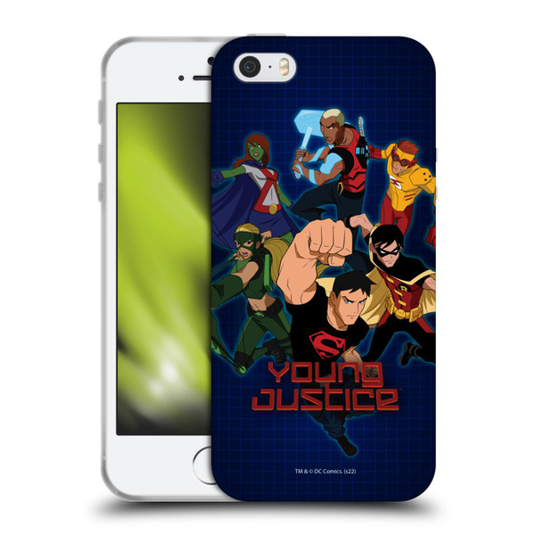 Young Justice Graphics Group Soft Gel Case for Apple iPhone 5 / 5s / iPhone SE 2016