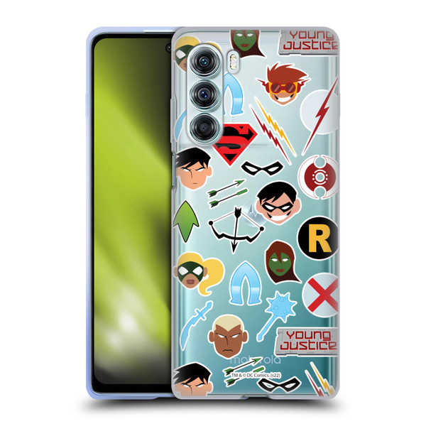 Young Justice Graphics Icons Soft Gel Case for Motorola Edge S30 / Moto G200 5G