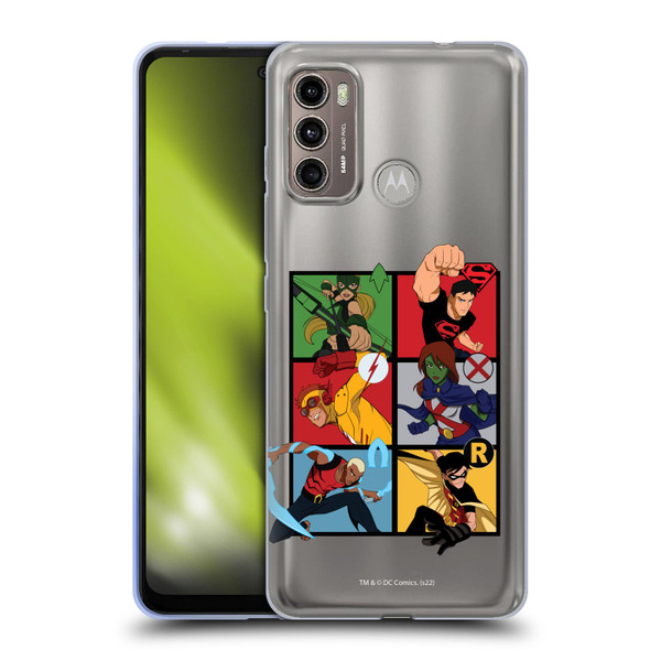 Young Justice Graphics Character Art Soft Gel Case for Motorola Moto G60 / Moto G40 Fusion