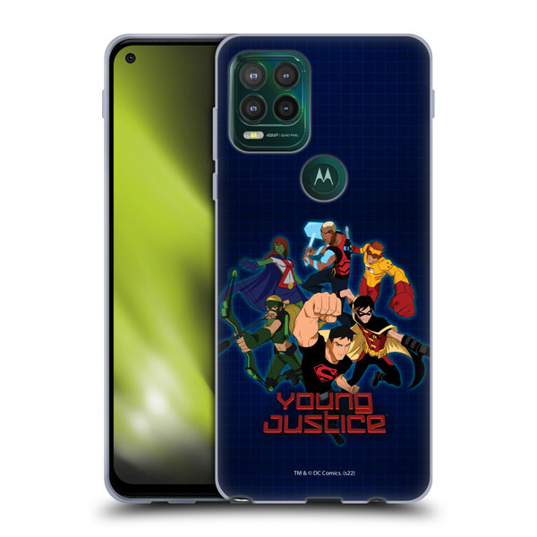 Young Justice Graphics Group Soft Gel Case for Motorola Moto G Stylus 5G 2021