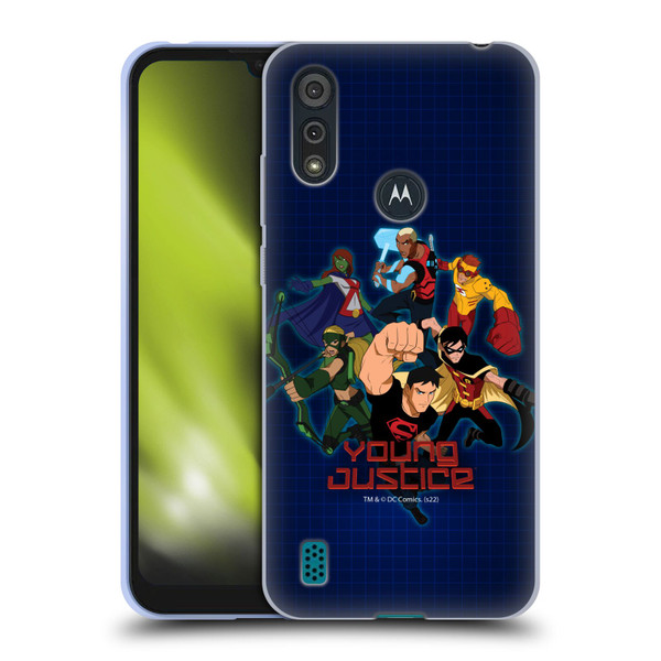 Young Justice Graphics Group Soft Gel Case for Motorola Moto E6s (2020)