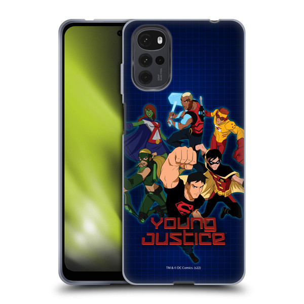 Young Justice Graphics Group Soft Gel Case for Motorola Moto G22